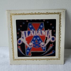 Alabama Band Wall Art Carnival Fair Glass Mirror Vintage